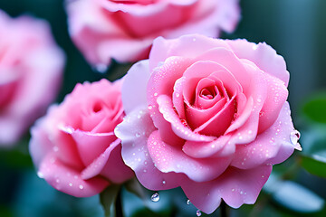 close up of pink rose