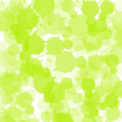 abstract green background paint Splatter paint drops lemon green