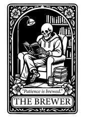 The Brewer Gothic Blackwork Clipart