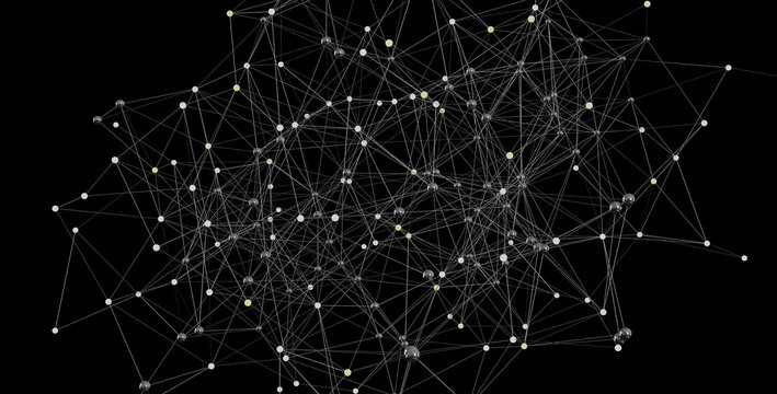 Abstract background image depicting a complex network of connections. Ideal for technology, AI, and connectivity concepts.