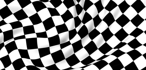 High-resolution image of a checkered flag, perfect for racing themes.
