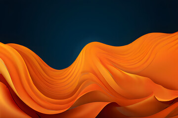 abstract orange wave background