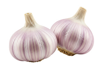 Obraz premium garlic bulb isolated on transparent background