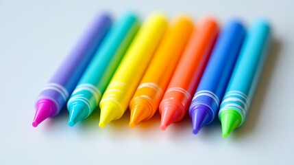 Fototapeta premium Creative prompt title brainstorming session with colorful markers