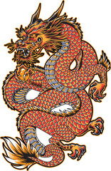 chinese dragon vector