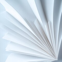 Obraz premium Abstract Paper Layers in Monochrome Design with Soft Textures