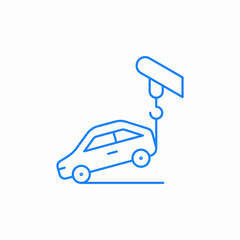 hanging car icon sign vector