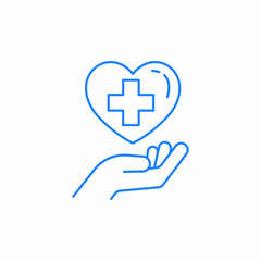 Obraz premium hands water hygiene icon sign vector