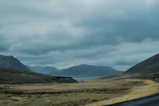 clouds over the mountains