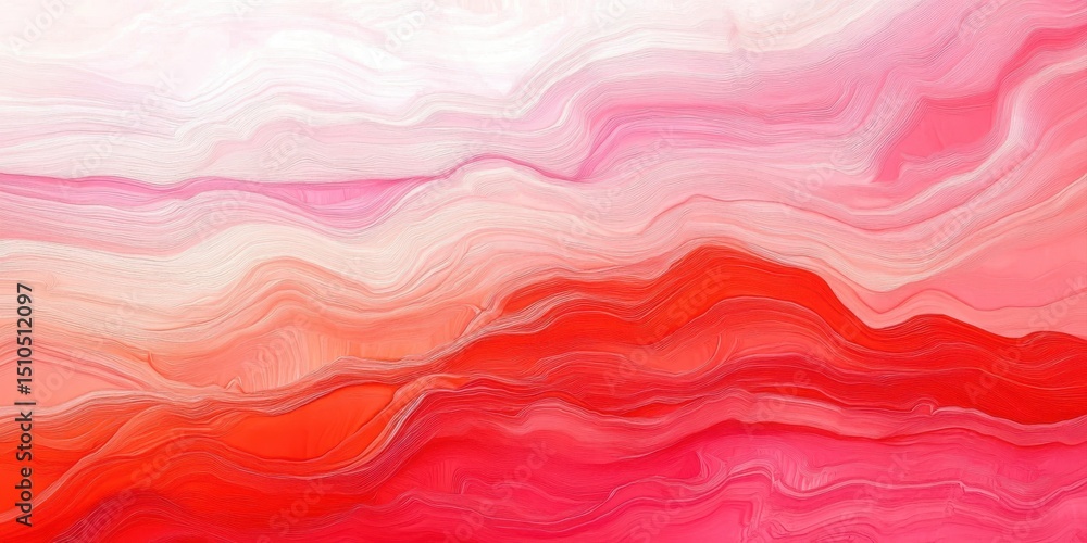 Aufkleber abstract pink and red wave pattern background texture