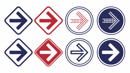 Minimal Vector Arrows for Navigation and User Flow