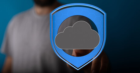 Safeguarding your data with robust cloud security measures.  Ensuring privacy and compliance.