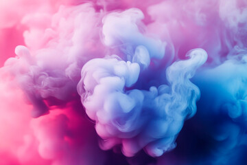 Blurred motion smoke streaks on clean backdrop