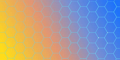 Colorful digital technological background. Network concept