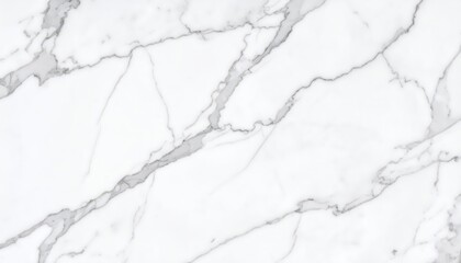 Obraz premium Elegant White Marble Texture with Subtle Gray Veins and Natural Stone Pattern