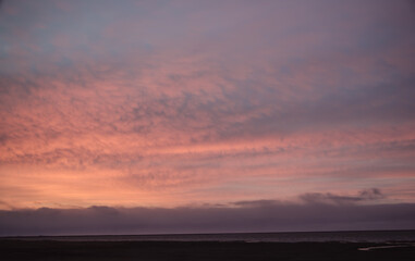 sunset at the beach