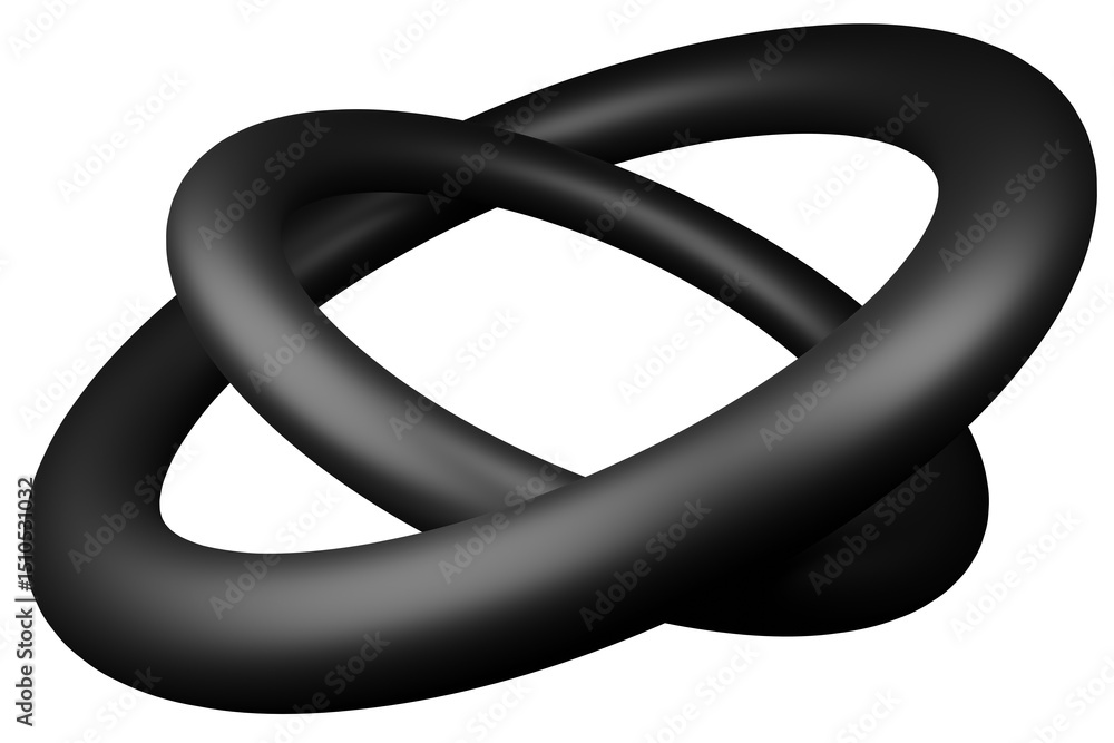 Poster 3d mat abstract shape object, 3d rendering black steel, sleek shape design element, futuristic, shin