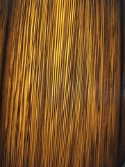 Naklejka premium Lamp shade with a broomstick wrap