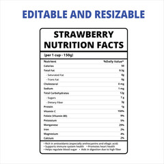 strawberry nutritional facts, Nutrition Facts,strawberry nutrition facts label,strawberry Nutrition Label,strawberry Label,