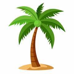 Fototapeta premium Coconut Tree vector art