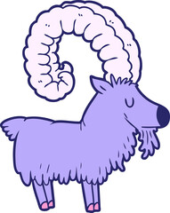 cartoon goat