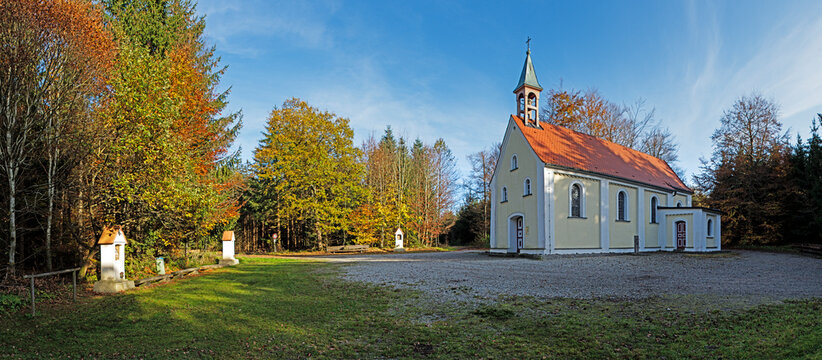 Sebastianskapelle zwischen Grabener H&ouml;he und Haisterkirch bei Bad Waldsee, Oberschwaben
