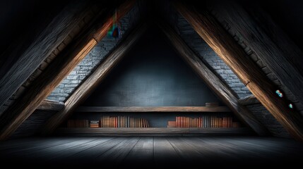 Attic Library Interior