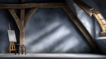 Attic Artist's Studio (1)
