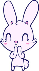 cute cartoon rabbit