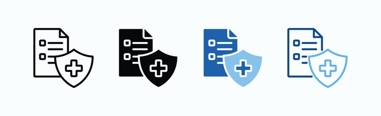 Obraz premium Protocol Icon Sheet Multiple Style Collection Isolated Vector