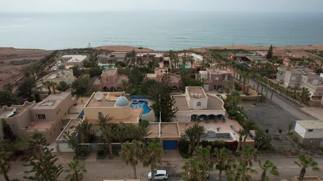 Luxury Coastal Villas Surrounded by Palm Trees in Mirleft Morocco May 29,2025
