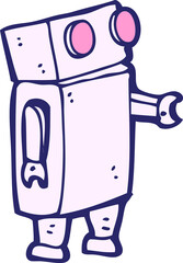 cartoon robot