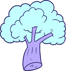 cartoon broccoli