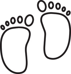 footprint, barefoot, walking, trail, nature, outdoor, silhouette, black and white, minimalist, simple