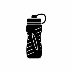 creative details Outline silhouette sports water bottle icon vector illustration