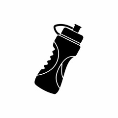 creative details Outline silhouette sports water bottle icon vector illustration