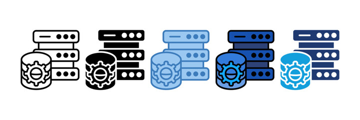Database Icon Element For Design