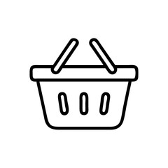 basket grocery shopping icon design