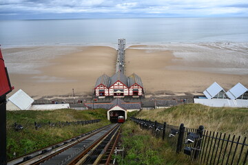 Saltburn Cliff Lift is a funicular railway in Saltburn by the Sea