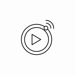 smart player icon sign vector