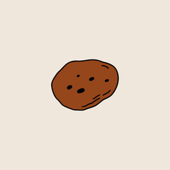Flat Cookie Illustration