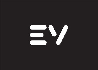 EV Logo Design Creative and Modern Logo Design