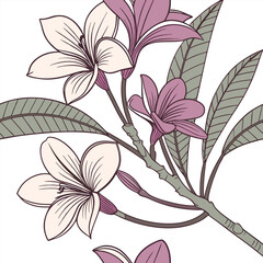 Seamless handcrafted crepe paper floral texture pattern