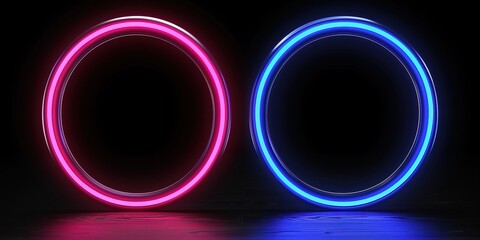 glowing neon sign