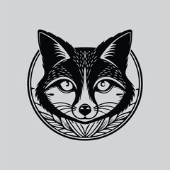 Elegant Fox Head logo Idea