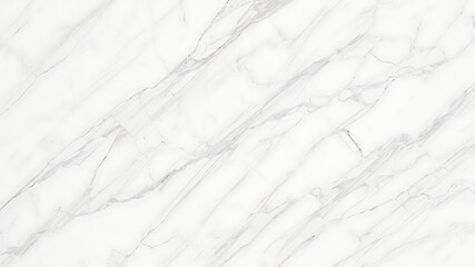 Obraz premium Elegant White Marble Texture with Grey Veins and Subtle Diagonal Pattern