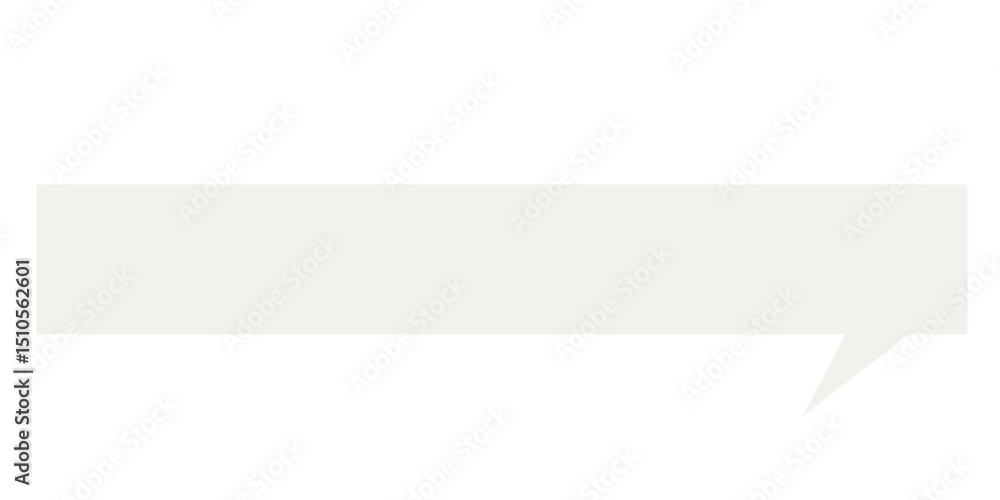 Poster speech bubble graphic icon. simple infographic text box silhouette frame border. empty dialogue blan