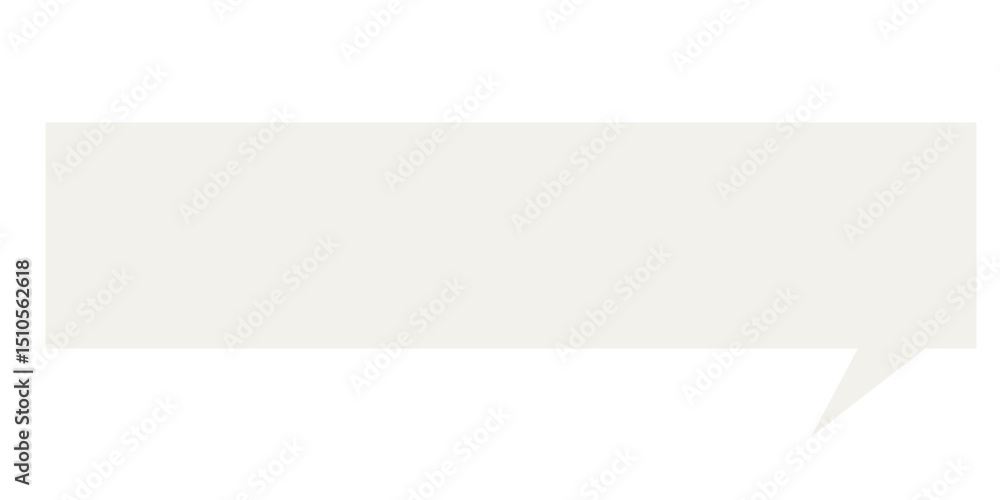 Poster speech bubble graphic icon. simple infographic text box silhouette frame border. empty dialogue blan