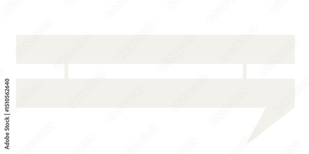 Poster speech bubble graphic icon. simple infographic text box silhouette frame border. empty dialogue blan