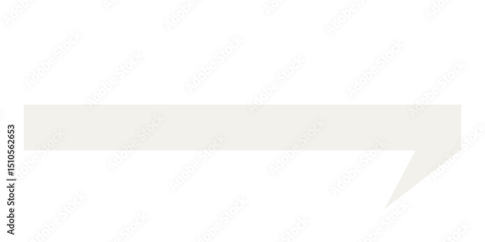 Poster speech bubble graphic icon. simple infographic text box silhouette frame border. empty dialogue blan